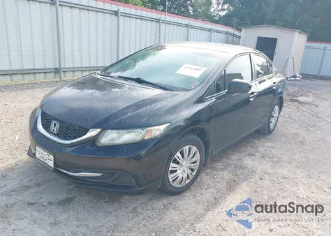 2014 Honda Civic Lx из США, поврежденный, VIN 19XFB2F57EE050900